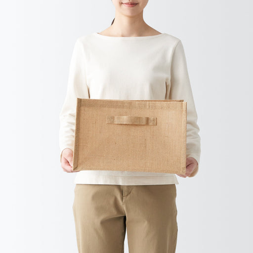 Jute Storage Bag Rectangle - Medium MUJI