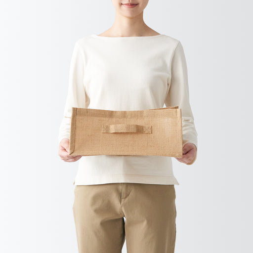 Jute Storage Bag Rectangle - Small MUJI