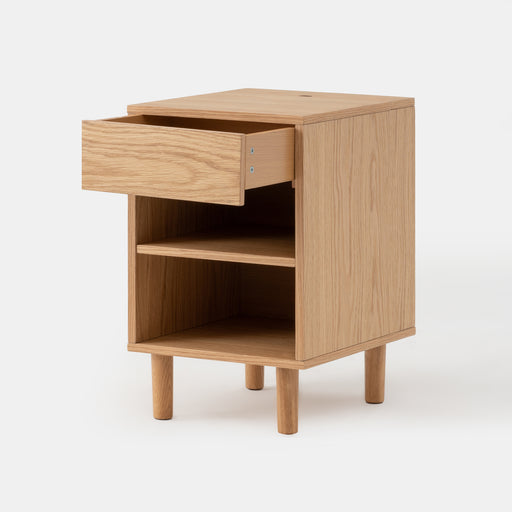 Oak Bedside Table MUJI