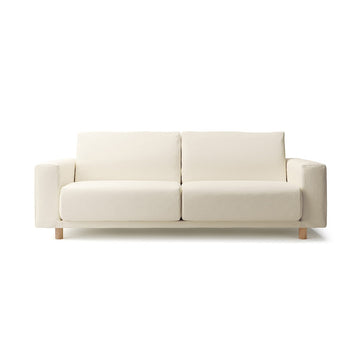Cotton Canvas Cover for Urethane Pocket Coil Sofa - 3 Seater (Sofa Sold Separately) MUJI