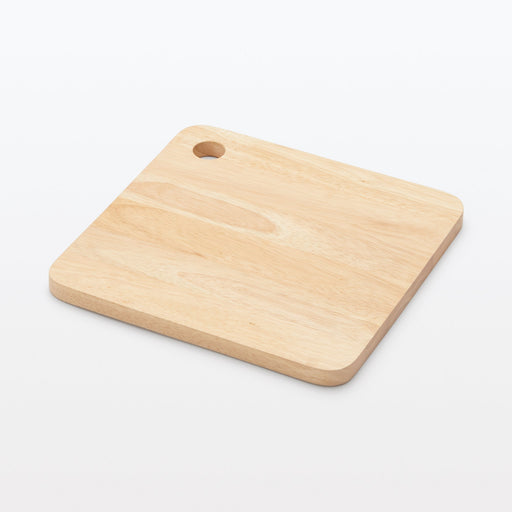 Rubberwood Square Cutting Board MUJI