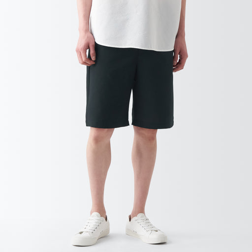 Men's Seersucker Wide Short Pants MUJI