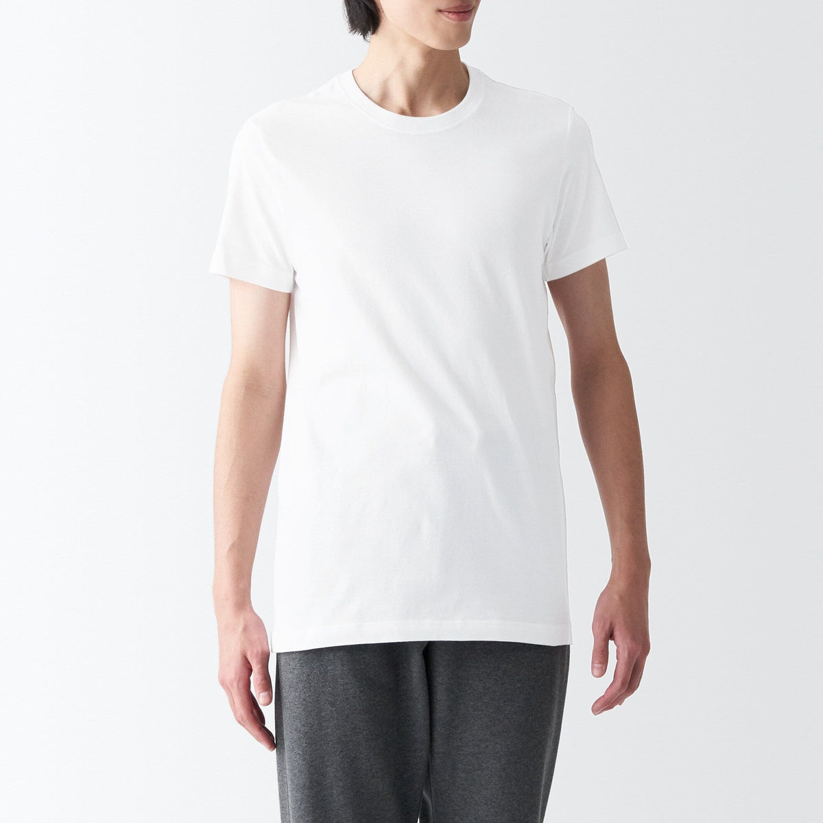 Men's Side Seamless Jersey Crewneck T-Shirt
