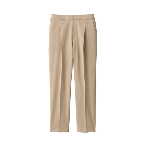 Women's Recycled Polyester Tapered Pants Beige MUJI