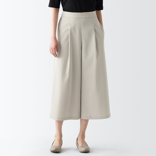 Women's Recycled Polyester Cropped Pants MUJI