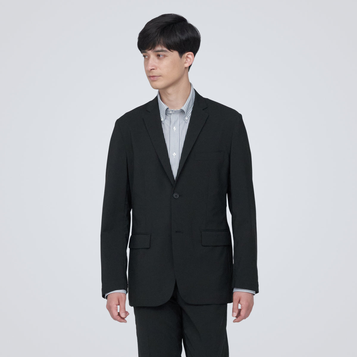 Men's Easy-care, Stretch Jacket | Business Outfit | MUJI USA