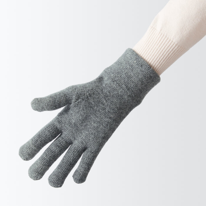 Wool Blend Touchscreen Gloves | Winter Accessories | MUJI USA
