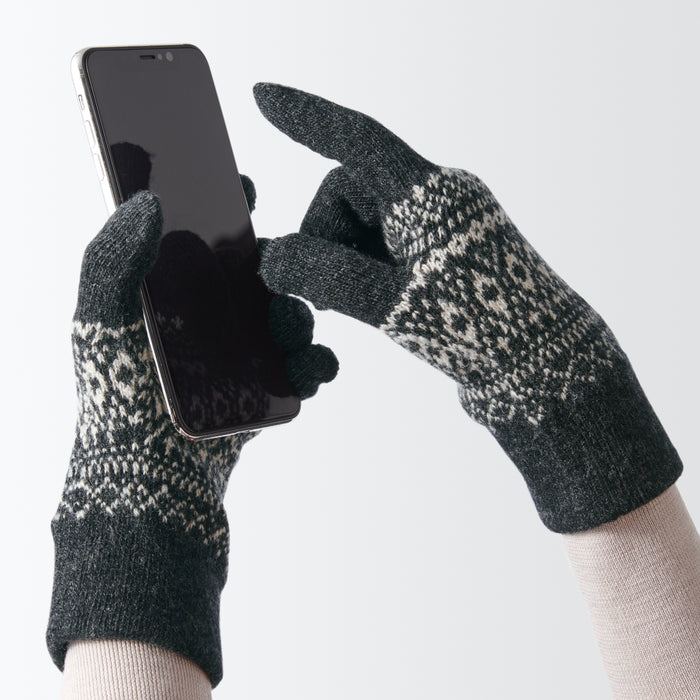 | Accessories MUJI Gloves Wool | Blend Touchscreen Winter USA