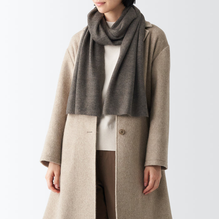 Recycled Polyester Blend Scarf | Winter Accessories | MUJI USA