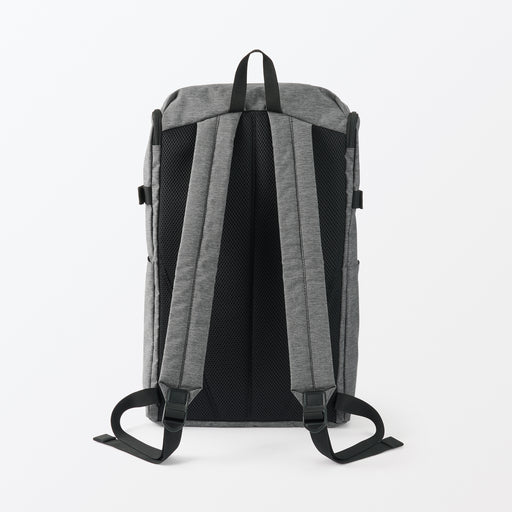 Less Tiring Water Repellent Toploader Backpack - Medium Gray MUJI