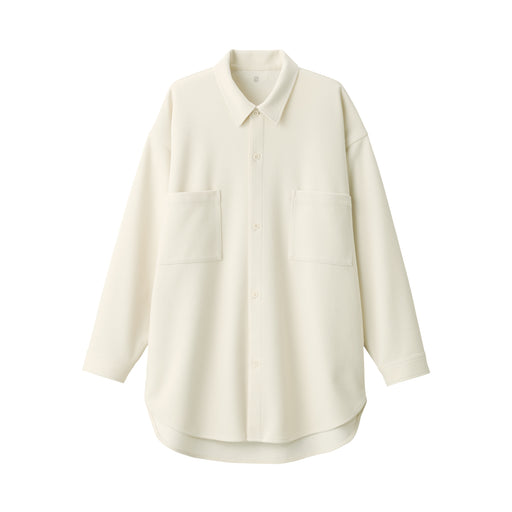 Labo Stretch Brushed Shirt Ivory MUJI
