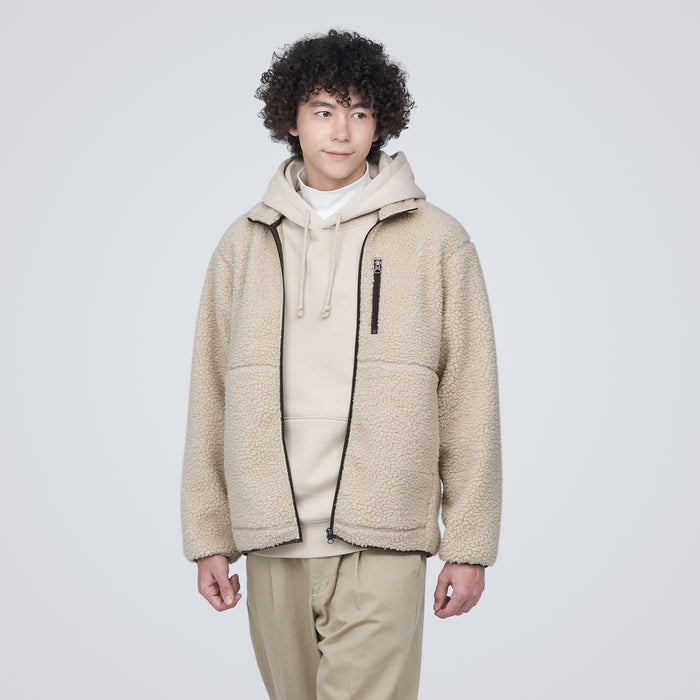 Men's Boa Fleece Jacket | Fall Outerwear | MUJI USA