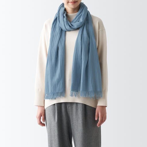 Recycled Polyester Blend Stole MUJI