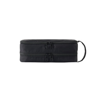 Nylon Pen Case with Window - Black MUJI