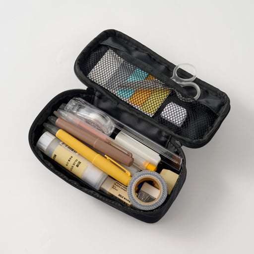 #WK47 Nylon Pen Case - Black NDV8CC3A MUJI
