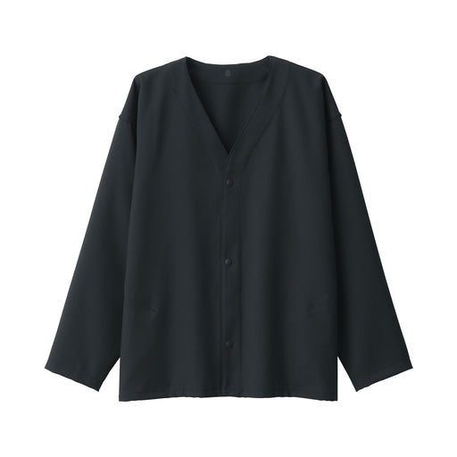 LABO Unisex Easy-Clean Collarless Jacket Black MUJI