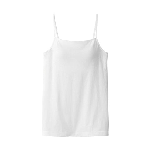 Women's Silk Blend Bra Camisole White MUJI