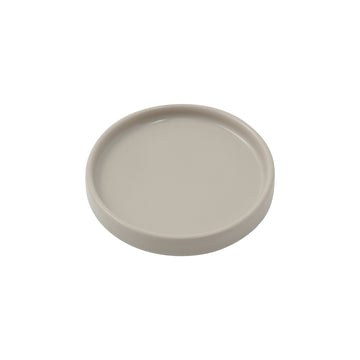 Stoneware Multi Saucer - Gray Beige MUJI