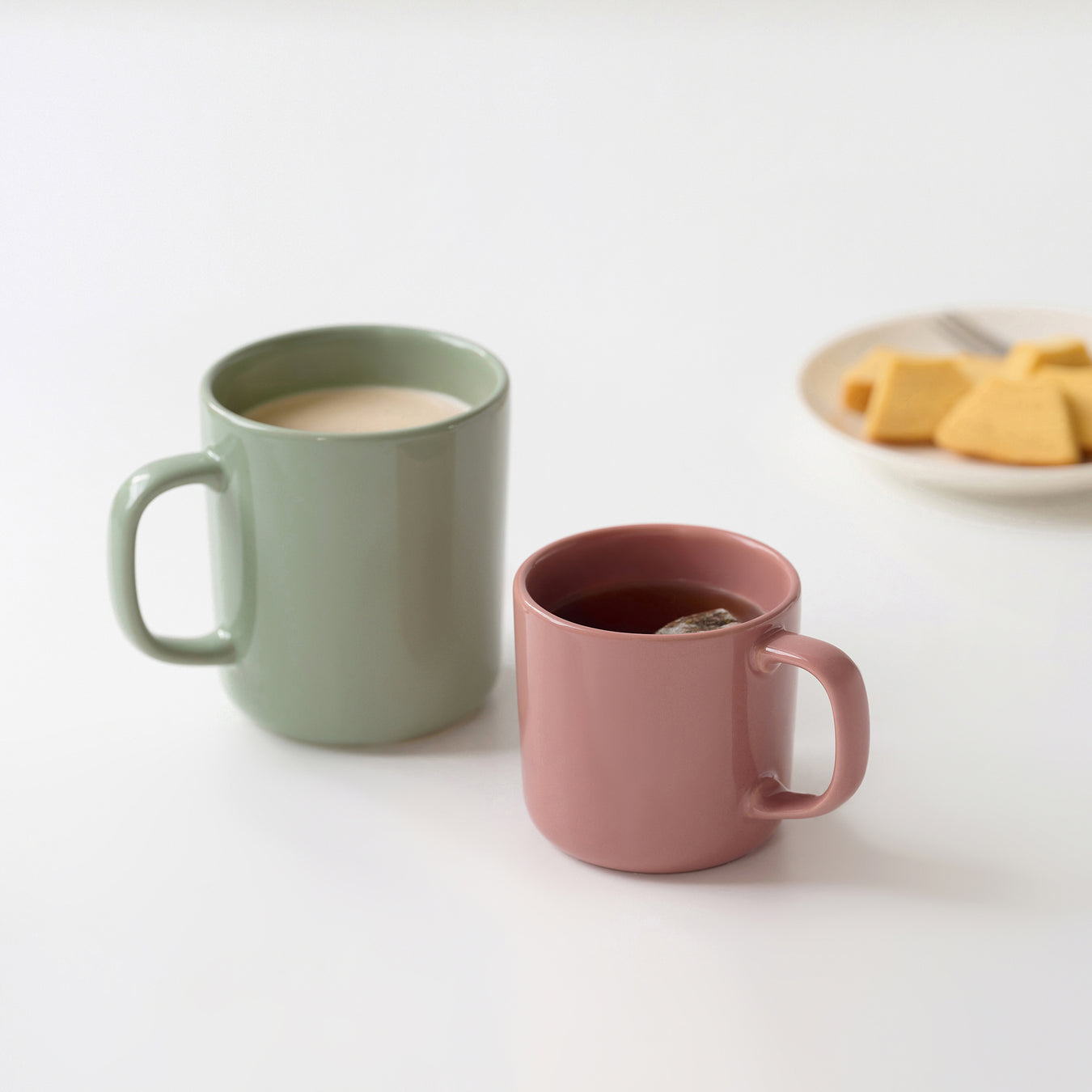 #WK51 Stoneware Mug Cup 16.9 fl oz - Smoky Pink MD3BCC3A MUJI
