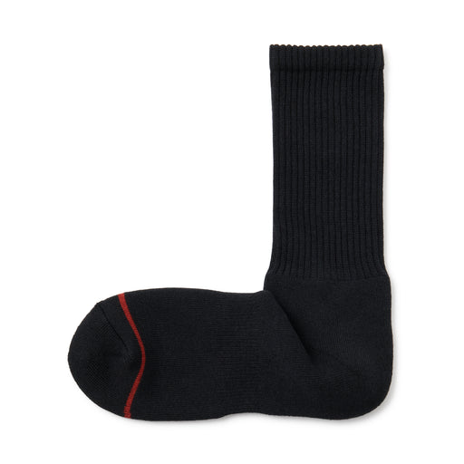 Warm Pile Cotton Socks Dark Gray MUJI