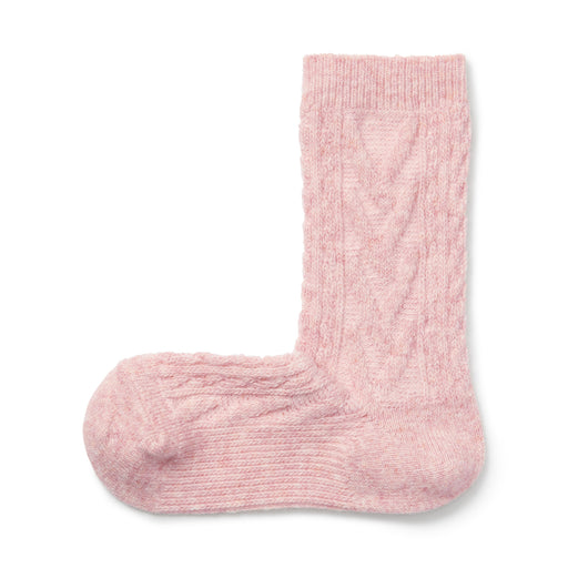 Right Angle Loose Top Socks Pink MUJI