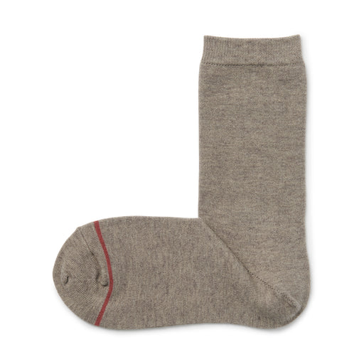 Warm Pile Cotton Socks Grayish Brown MUJI