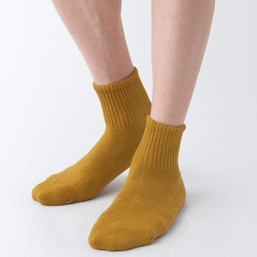 Right Angle Pile Short Socks MUJI