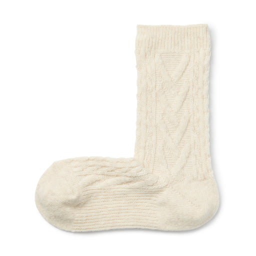 Right Angle Loose Top Socks Light Beige MUJI
