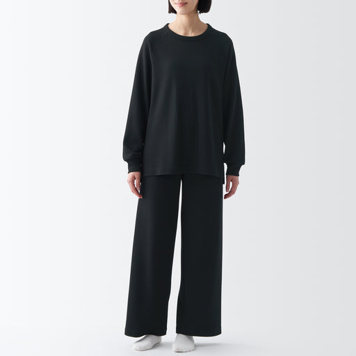 Women's Modal Blend Loungewear Set Black MUJI