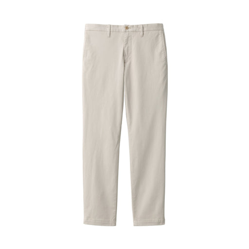 Men's Stretch Chino Slim Pants (L30") Sand Beige MUJI