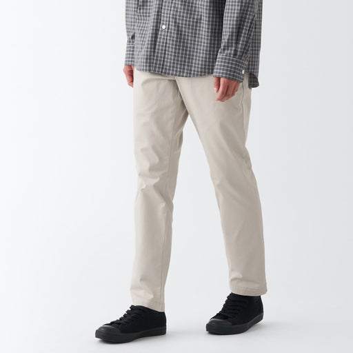 Men's Stretch Chino Slim Pants (L30") MUJI