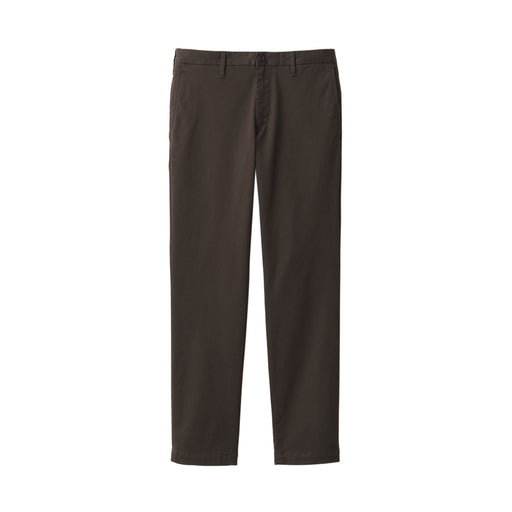 Men's Stretch Chino Slim Pants (Inseam 30inch / 76cm) Smoky Brown MUJI