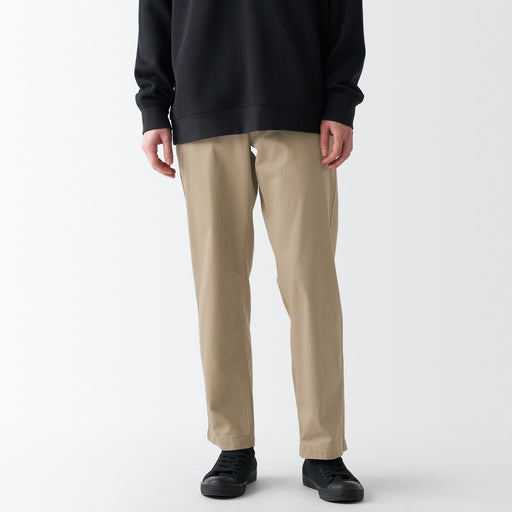 Men's Slub Yarn Chino Regular Pants (L30") MUJI