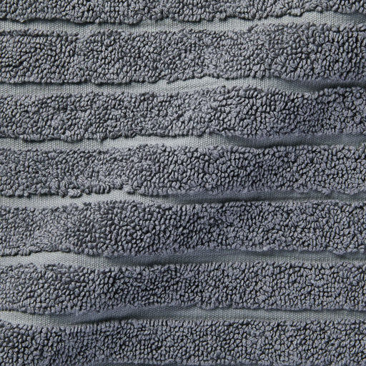 Cotton Linen Bath Mat Charcoal Gray MUJI