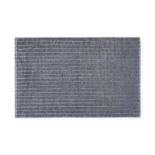 Cotton Linen Bath Mat Charcoal Gray MUJI