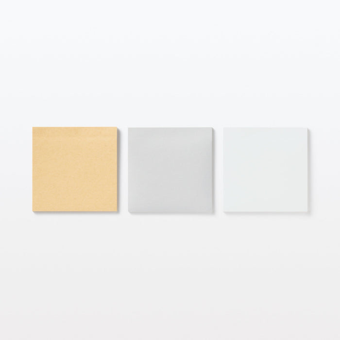 Full Adhesive Square Sticky Notes | Japanese Stationery | MUJI USA