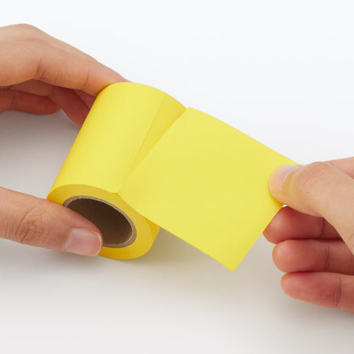 Perforated Color Sticky Note Roll Yellow MUJI