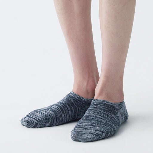 Right Angle Excess Yarn Sneaker Socks Pack of 3 MUJI