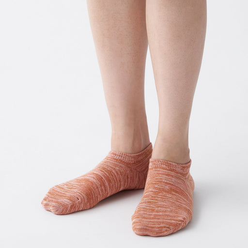 Right Angle Excess Yarn Sneaker Socks Pack of 3 MUJI