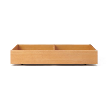 [HD] Rubberwood Wooden Bed Storage Box with Divider MUJI