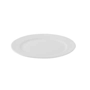 Porcelain Rim Appetizer Plate - White
