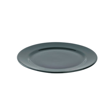 Porcelain Rim Dinner Plate - Deep Green
