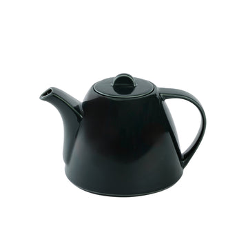 Porcelain Rim Tea Pot - Deep Green