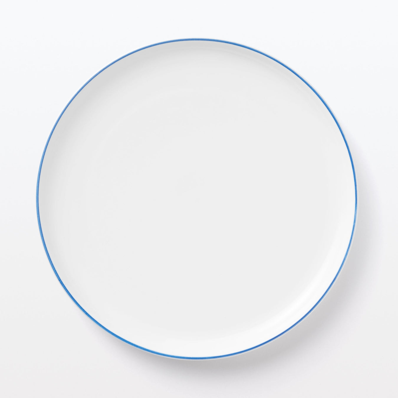 Everyday Tableware Lunch Plate - Blue Stripe MUJI