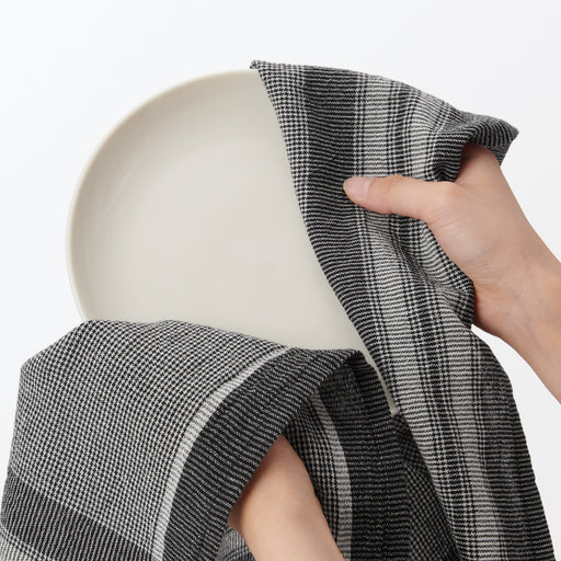 Indian Cotton Multipurpose Cloth - Black MUJI