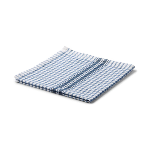 Indian Cotton Multipurpose Cloth - Blue Check MUJI