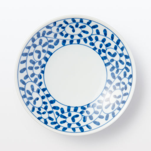 Hasami Ware Small Plate - Arabesque Pattern Arabesque MUJI