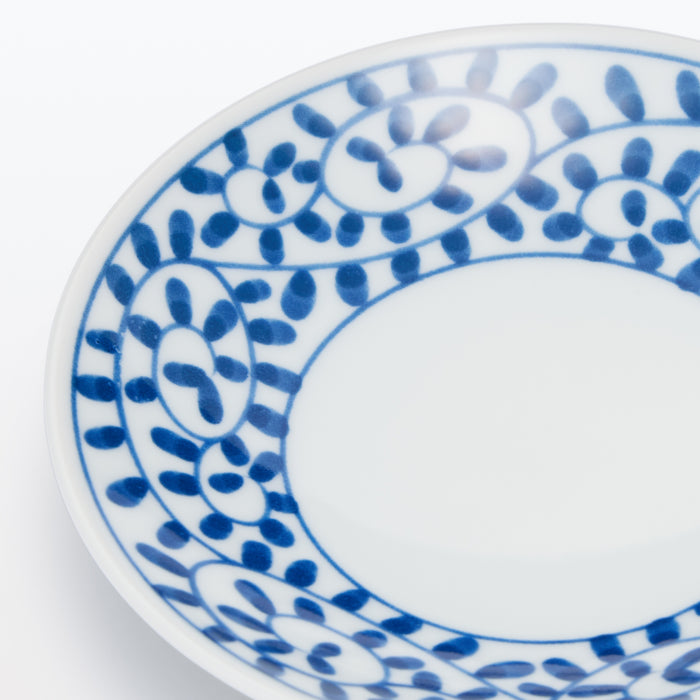 Pattern Muji Hasami Ware Small Plate Arabesque Pattern | Japanese Tableware | MUJI USA