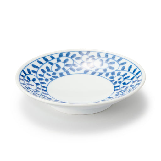 Hasami Ware Small Plate - Arabesque Pattern MUJI
