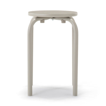 Steel Pipe Stacking Stool - Warm Gray MUJI
